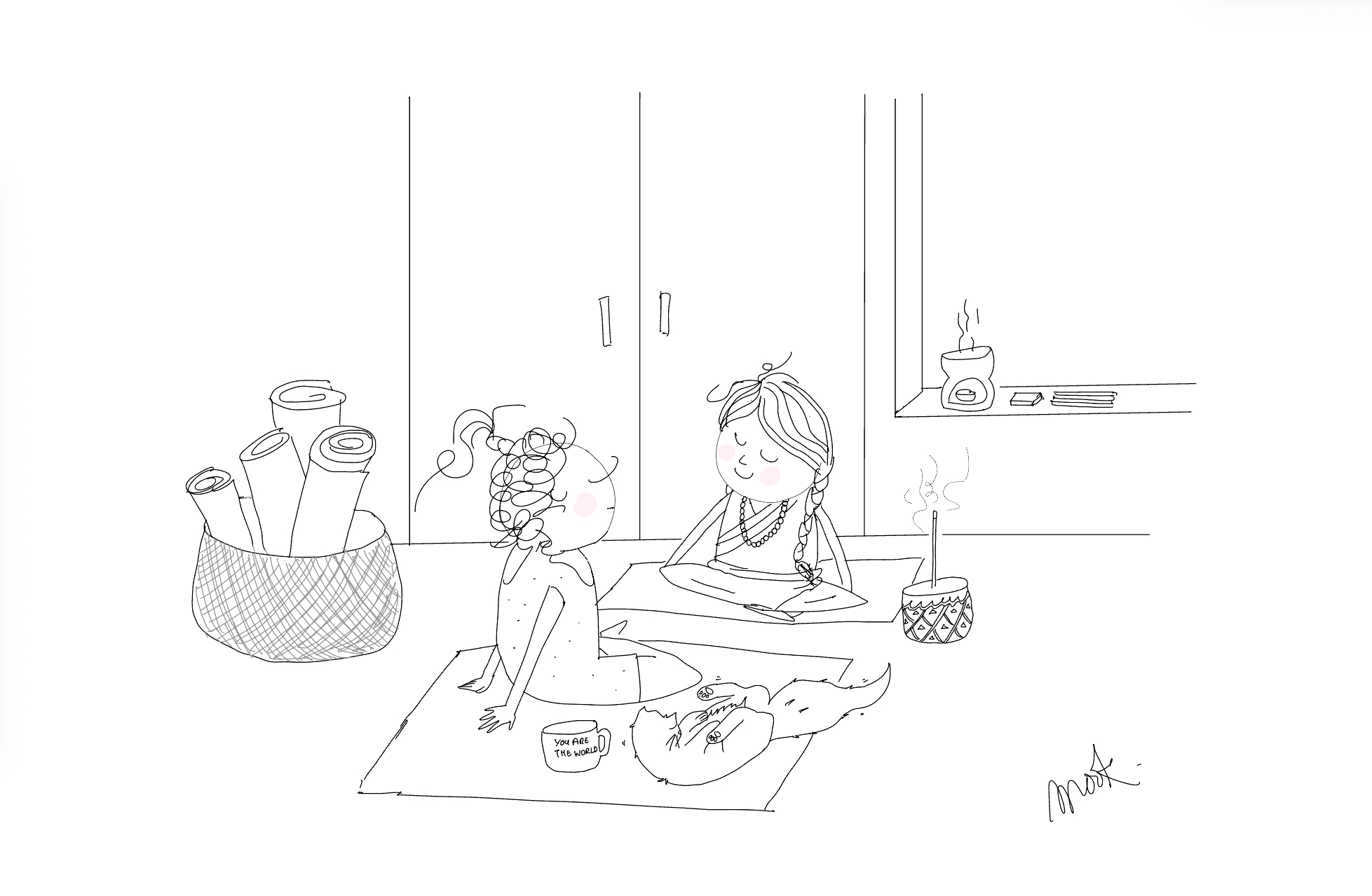 Yogadelics illustration 4